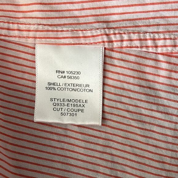 Equipment | Red and White Striped Button Down Size XS - Picture 7 of 10